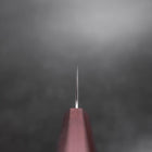 Gyuto White Steel #1 Revêtement Inox Tsuchime Manche Urushi Pourpre 240mm-[Musashi]-[Couteaux de cuisine japonais]