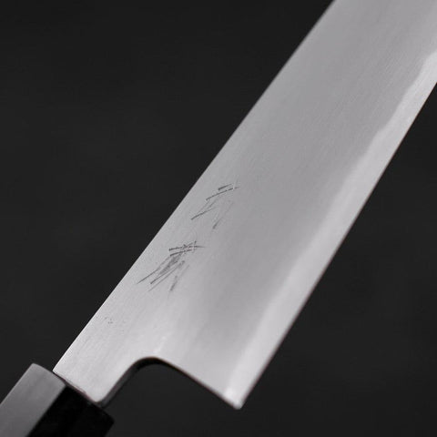 Gyuto White steel #2 Kasumi Manche en Buffle et bois de Teck 210mm-[Musashi]-[Couteaux de cuisine japonais]