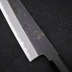 Gyuto White Steel #2 Kurouchi Chokin Dragon Buffalo Ebony Handle 210mm-[Musashi]-[Japanese-Kitchen-Knives]