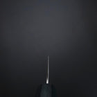 Gyuto White Steel #2 Tsuchime Manche Urushi Bleu Sombre 180mm-[Musashi]-[Couteaux de cuisine japonais]
