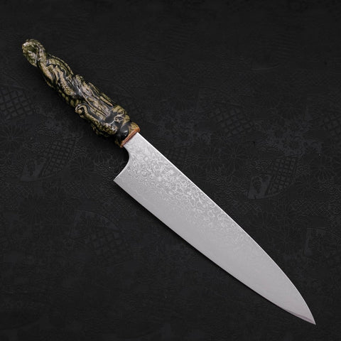 Gyuto ZA-18 Damas Manche Dragon en Céramique 210mm-[Musashi]-[Couteaux de cuisine japonais]