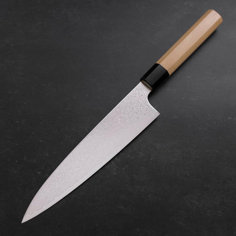 Gyuto ZA-18 Damascus Buffalo Magnolia Handle 210mm-[Musashi]-[Couteaux de cuisine japonais]