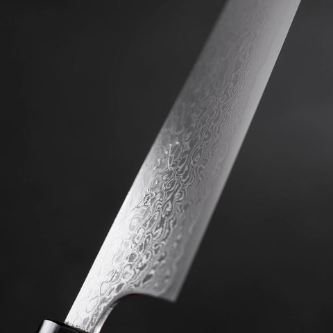 Gyuto ZA-18 Damascus Buffalo Magnolia Handle 210mm-[Musashi]-[Couteaux de cuisine japonais]