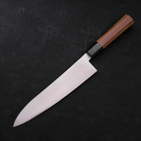 Gyuto ZDP-189 Poli Manche en Buffle et Bois de Teck 210mm-[Musashi]-[Couteaux de cuisine japonais]