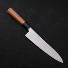 Gyuto ZDP-189 Poli Manche en Buffle et Bois de Teck 210mm-[Musashi]-[Couteaux de cuisine japonais]