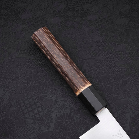 Gyuto ZDP-189 Poli Manche en Buffle et Châtaignier 240mm-[Musashi]-[Couteaux de cuisine japonais]
