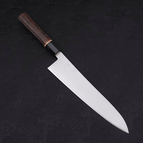 Gyuto ZDP-189 Poli Manche en Buffle et Châtaignier 240mm-[Musashi]-[Couteaux de cuisine japonais]
