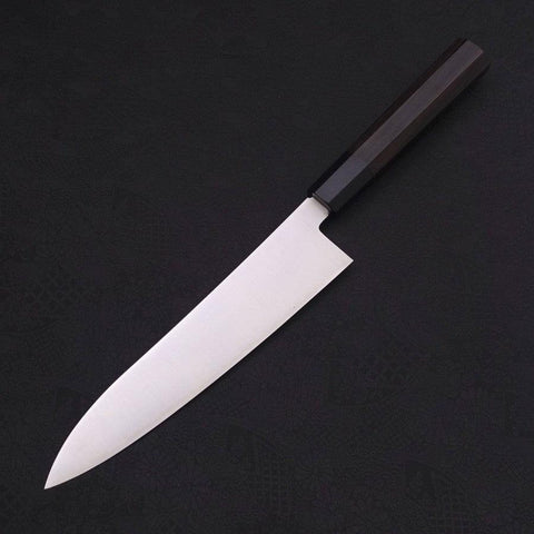 Gyuto ZDP-189 Poli Manche en Buffle et Ébène 210mm-[Musashi]-[Couteaux de cuisine japonais]