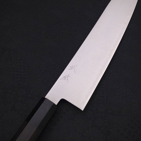 Gyuto ZDP-189 Poli Manche en Buffle et Ébène 210mm-[Musashi]-[Couteaux de cuisine japonais]