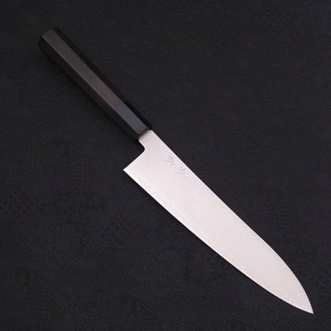 Gyuto ZDP-189 Poli Manche en Buffle et Ébène 210mm-[Musashi]-[Couteaux de cuisine japonais]