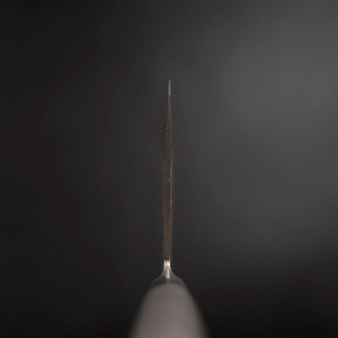 Hachoir Chinois AUS-8 Nashiji Inox Intégral Manche Occidental 205mm-[Musashi]-[Couteaux de cuisine japonais]