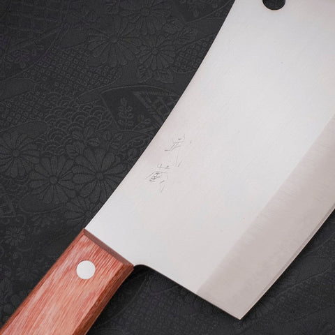 Hachoir Chinois Molybdenum Manche Occidental Marron 170mm-[Musashi]-[Couteaux de cuisine japonais]