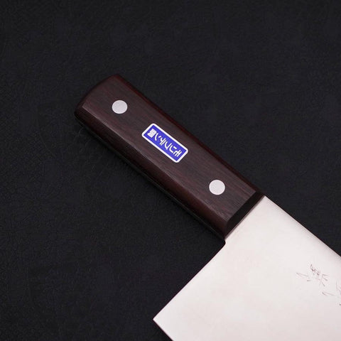 Hachoir Chinois Molybdenum Manche Occidental Marron 220mm-[Musashi]-[Couteaux de cuisine japonais]