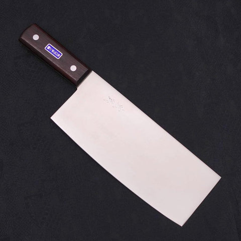 Hachoir Chinois Molybdenum Manche Occidental Marron 220mm-[Musashi]-[Couteaux de cuisine japonais]