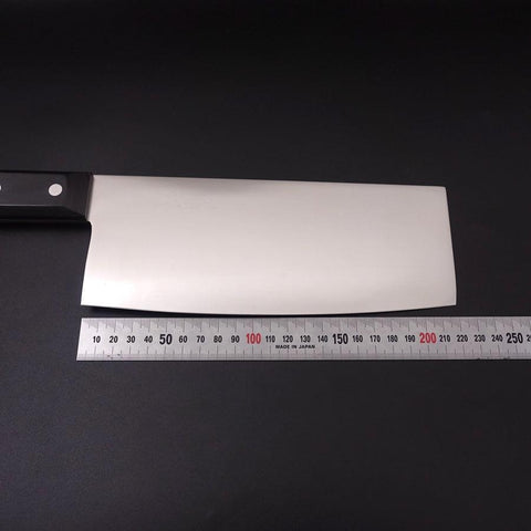Hachoir Chinois Molybdenum Manche Occidental Noir 220mm-[Musashi]-[Couteaux de cuisine japonais]