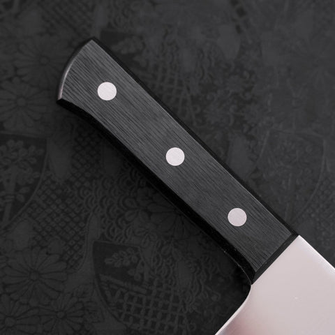 Hachoir Chinois Molybdenum Poli Manche Occidental Noir 150mm-[Musashi]-[Couteaux de cuisine japonais]