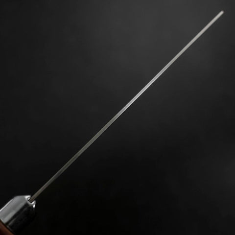 Hachoir Chinois Revêtement Inox SK Steel Poli Manche Rond 205mm-[Musashi]-[Couteaux de cuisine japonais]