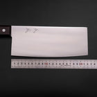 Hachoir Chinois SK Steel Poli Manche en Cerisier 220mm-[Musashi]-[Couteaux de cuisine japonais]