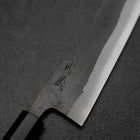 Hakata Blue Steel #2 Kurouchi Manche en Buffle et Ébène 165mm-[Musashi]-[Couteaux de cuisine japonais]