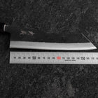 Hakata Blue Steel #2 Kurouchi Manche en Buffle et Ébène 180mm-[Musashi]-[Couteaux de cuisine japonais]