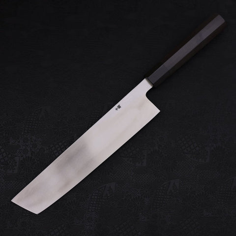 Hamokiri (Honekiri) White Steel #2 Kasumi Manche en Buffle et Ébène 270mm-[Musashi]-[Couteaux de cuisine japonais]