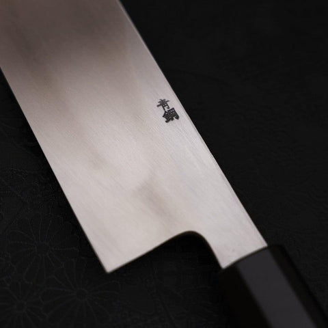 Hamokiri (Honekiri) White Steel #2 Kasumi Manche en Buffle et Ébène 270mm-[Musashi]-[Couteaux de cuisine japonais]