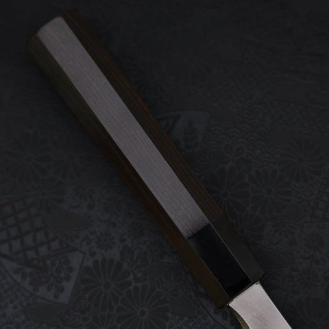 Hamokiri (Honekiri) White Steel #2 Kasumi Manche en Buffle et Ébène 270mm-[Musashi]-[Couteaux de cuisine japonais]