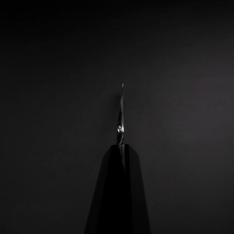 Hamokiri (Honekiri) White Steel #2 Kasumi Manche en Buffle et Ébène 300mm-[Musashi]-[Couteaux de cuisine japonais]