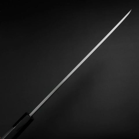 Hamokiri (Honekiri) White Steel #2 Kasumi Manche en Buffle et Ébène 300mm-[Musashi]-[Couteaux de cuisine japonais]
