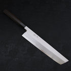 Hamokiri (Honekiri) White Steel #2 Kasumi Manche en Buffle et Ébène 300mm-[Musashi]-[Couteaux de cuisine japonais]