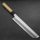 Hamokiri(Honekiri) White steel #2 Kasumi Buffalo Magnolia Handle 300mm-[Musashi]-[Couteaux de cuisine japonais]