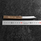 Higonokami Aogami 100mm Laiton (type vertical)-[Musashi]-[Couteaux de cuisine japonais]