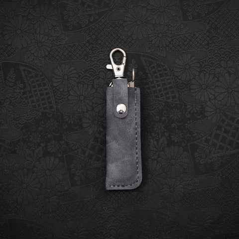 Higonokami Aogami #2 55mm avec Pochette en Cuir Bleu-[Musashi]-[Couteaux de cuisine japonais]