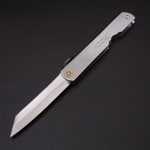 Higonokami Aogami #2 Argent 100mm-[Musashi]-[Couteaux de cuisine japonais]