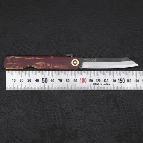Higonokami Aogami #2 Bouleau 100mm-[Musashi]-[Couteaux de cuisine japonais]