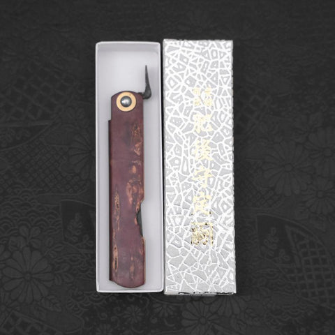Higonokami Aogami #2 Bouleau 100mm-[Musashi]-[Couteaux de cuisine japonais]