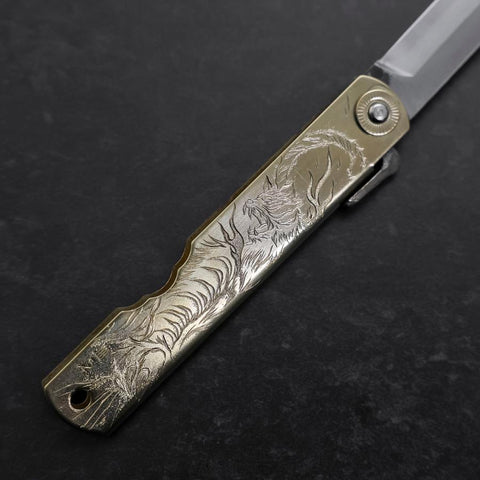 Higonokami Aogami #2 Chokin Byakko 100mm-[Musashi]-[Couteaux de cuisine japonais]