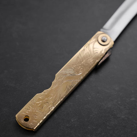 Higonokami Aogami #2 Chokin Suzaku 100mm-[Musashi]-[Couteaux de cuisine japonais]