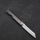 Higonokami Aogami #2 Damas Manche Noir 100mm-[Musashi]-[Couteaux de cuisine japonais]