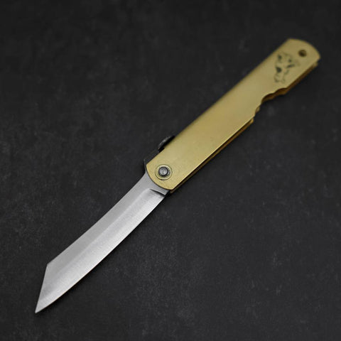 Higonokami Aogami #2 Eto Inu Cuivre 80mm-[Musashi]-[Couteaux de cuisine japonais]