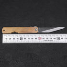 Higonokami Aogami #2 Kurouchi Biseau Simple Laiton 100mm-[Musashi]-[Couteaux de cuisine japonais]