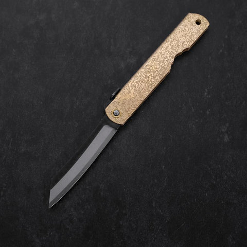 Higonokami Aogami #2 Kurouchi Or Brillant 100mm-[Musashi]-[Couteaux de cuisine japonais]