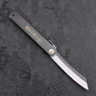 Higonokami Aogami #2 Kurouchi Tsuchime Noir 120mm-[Musashi]-[Couteaux de cuisine japonais]