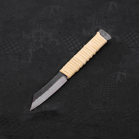 Higonokami Aogami #2 Kurouchi Type Kogatana 65mm-[Musashi]-[Couteaux de cuisine japonais]