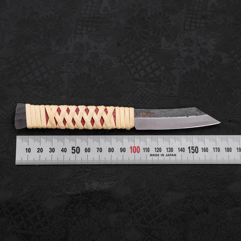 Higonokami Aogami #2 Kurouchi Type Kogatana 65mm-[Musashi]-[Couteaux de cuisine japonais]
