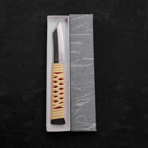 Higonokami Aogami #2 Kurouchi Type Kogatana 65mm-[Musashi]-[Couteaux de cuisine japonais]