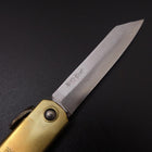 Higonokami Aogami #2 Laiton 100mm-[Musashi]-[Couteaux de cuisine japonais]