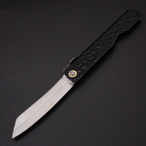 Higonokami Aogami #2 Mizushibuki Noir 100mm-[Musashi]-[Couteaux de cuisine japonais]