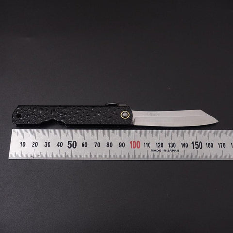 Higonokami Aogami #2 Mizushibuki Noir 100mm-[Musashi]-[Couteaux de cuisine japonais]