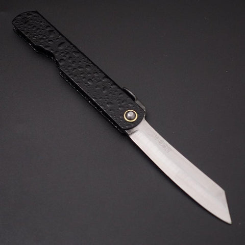Higonokami Aogami #2 Mizushibuki Noir 100mm-[Musashi]-[Couteaux de cuisine japonais]